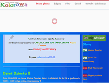 Tablet Screenshot of kolorowa.pl